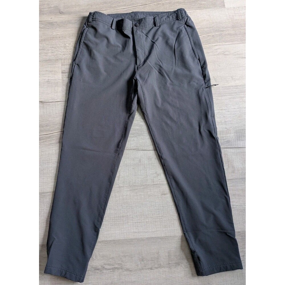 Mack Weldon Pants Golf Radius Flex Joggers Stretch Zip Pockets Men’s Sz L Gray